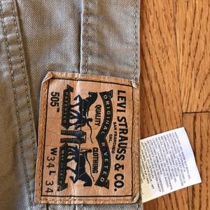 Levi’s 505 34x34 tan jeans